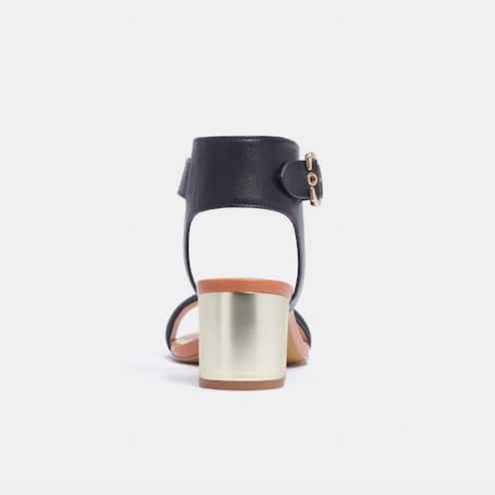 Coach Marci Sandal in Black - Picture 4 of 5
